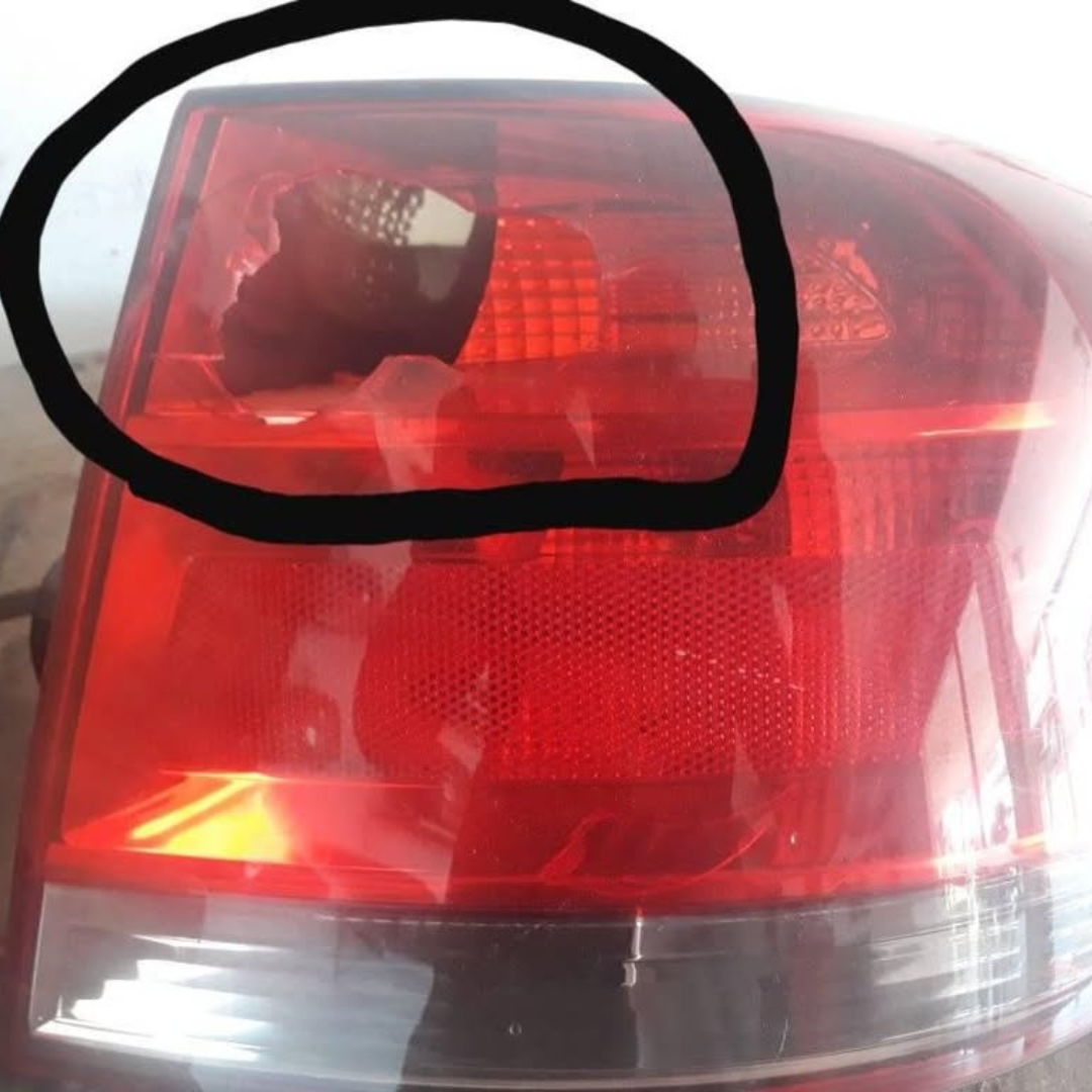 Lanterna antes da restauração